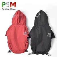 psm pet clothing winter dog clothing plus velvet thick jacket fashion waterproof two legged hooded clothing pet accessories