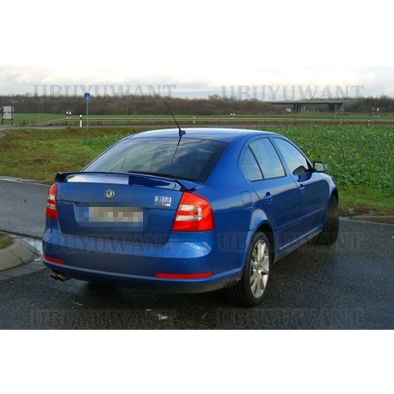 Фото Спойлер для Skoda Octavia, стиль RS, 2008, 2009, 2010, 2011, 2012, высококачественный задний спойлер из АБС-пластика для автомобильного заднего крыла грунтовог... №4