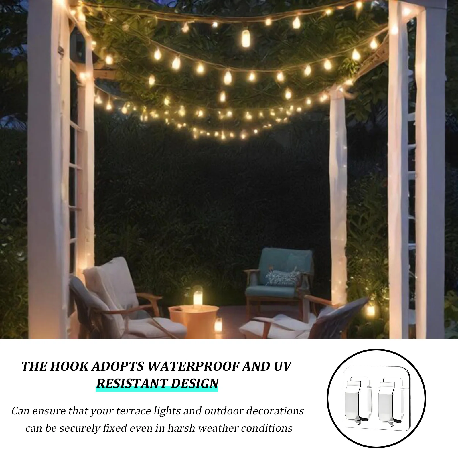 Сверхпрочные кабельные зажимы крючки устойчивые к УФ-излучению инструмент для