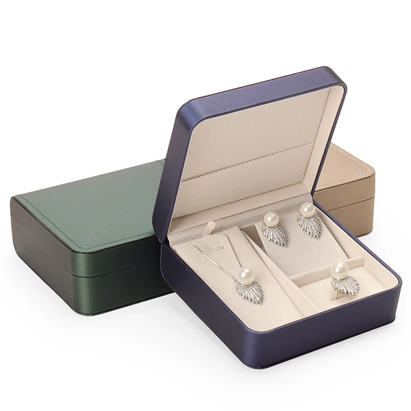 Портативная маленькая мини-квадратная дорожная шкатулка для драгоценностей