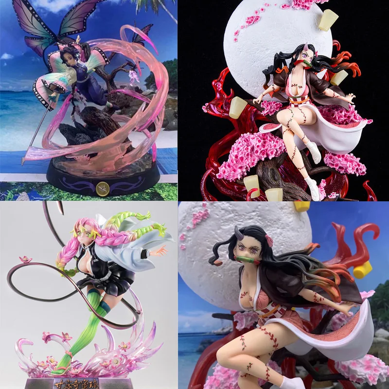 

Фигурка из аниме GK, рассекающий демонов, фигурка Kanroji Mitsuri Kimetsu No Yaiba Kamado Nezuko, фигурка-игрушка, статуя, модель, подарок