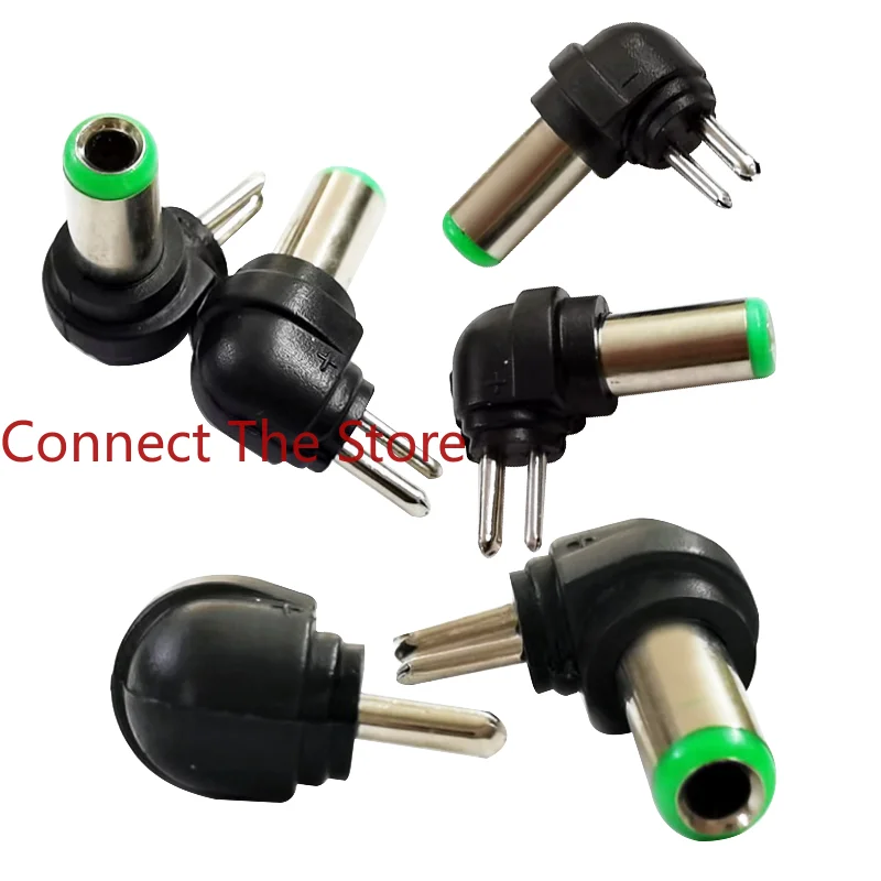 

10PCS DC Adapter Multifunction Computer Connector 6330 Male Two-pin Elbow Head