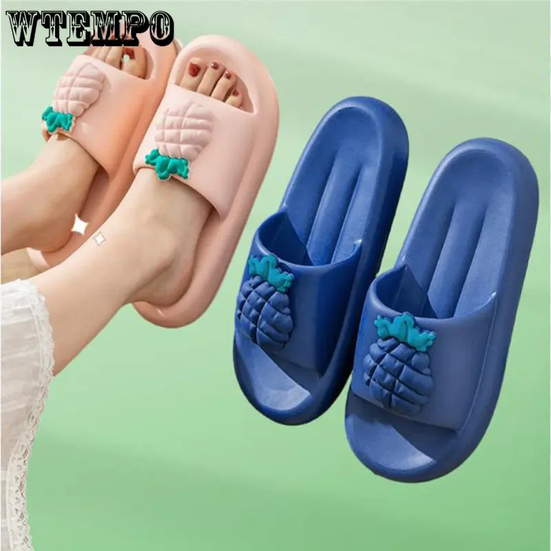 WTEMPO Fashion Slippers Non-slip Sandals Summer Slide Shoes EVA Outdoor Home Beach Soft Thick Platform Flip Flops Dropshipping