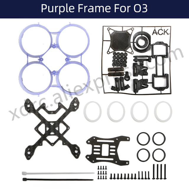 ACK75 Attacking Chicken FPV Drone Purple O3 frame kit