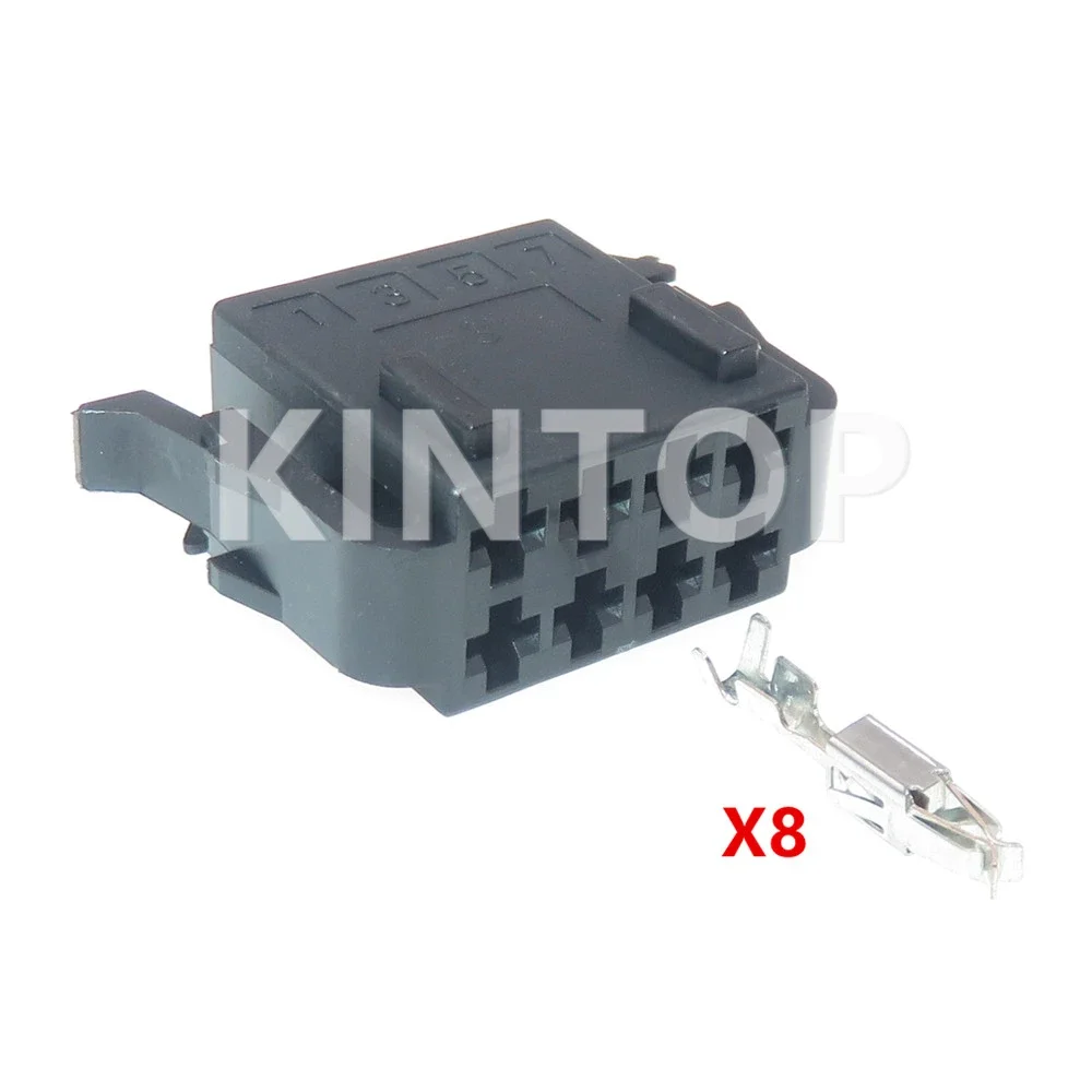 

1 комплект, 8-контактный автомобильный незапечатанный разъем переменного тока в сборе для VW 191972734 191972724 Автоматическая док-станция «папа-мама» с проводами