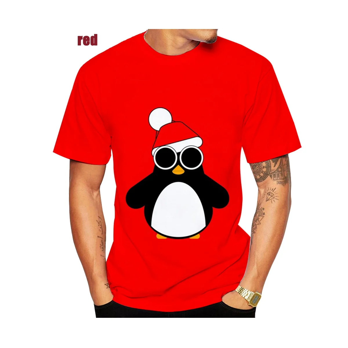 

2022 New Fashion Animal Penguin 3D Printing Short Sleeve T-shirt Men's/Women's Funny Trend Casual T-shirt Size XS-5XL