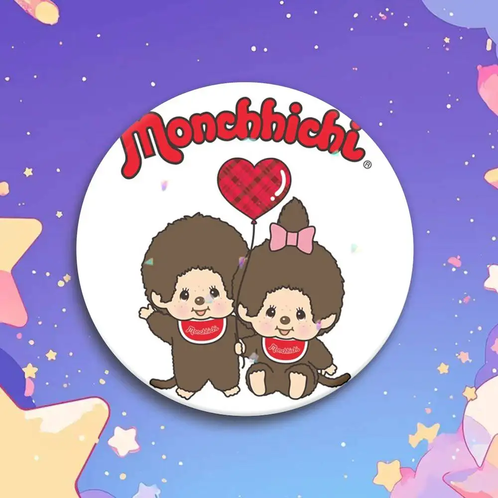 Фото Новые значки M-Monchhichi 2026: креативные жестяные значки-пины и броши для одежды и рюкзаков №5