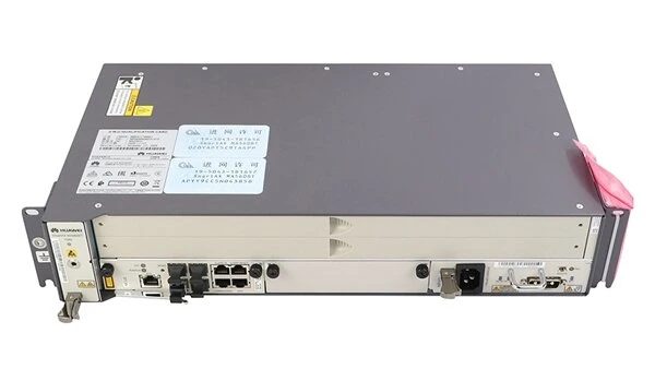 Фото Оптический линейный терминал FTTH MA5608T, 16-портовый GPFD Mini OLT с питанием постоянного тока 1G 10G 5608T OLT для использования оптоволокна №2