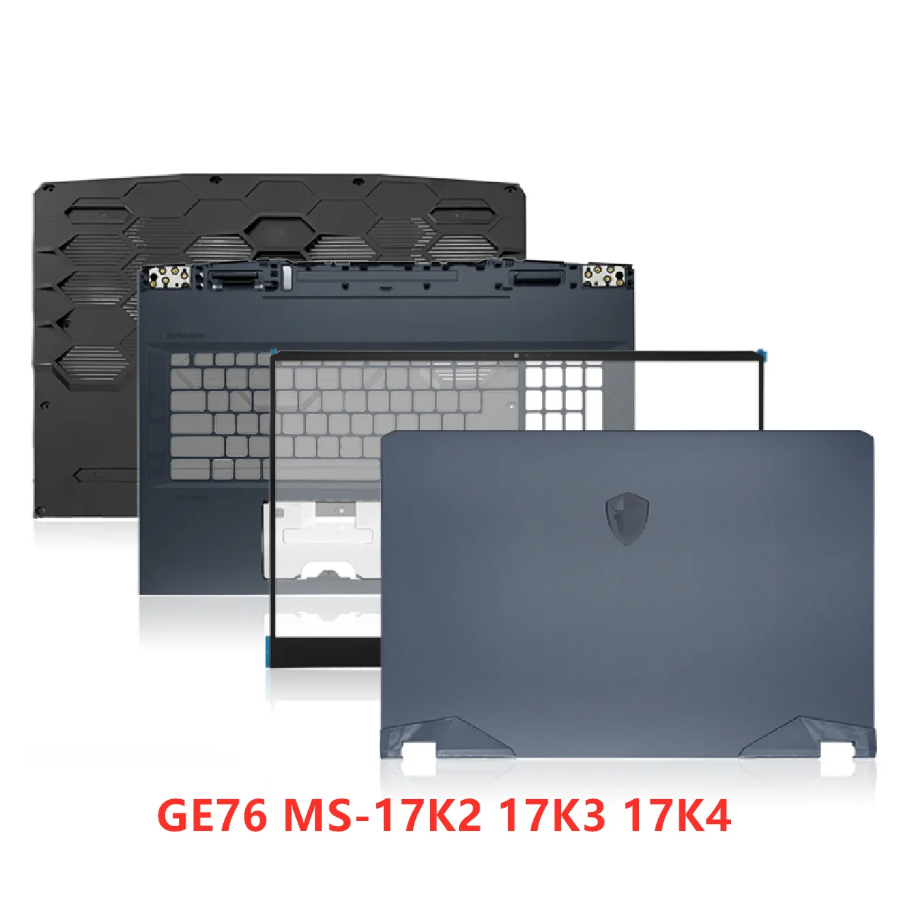 

New Laptop For MSI GE76 MS-17K2 17K3 17K4 Back Cover Top Case/Front Bezel/Palmrest/Bottom Base Cover Case