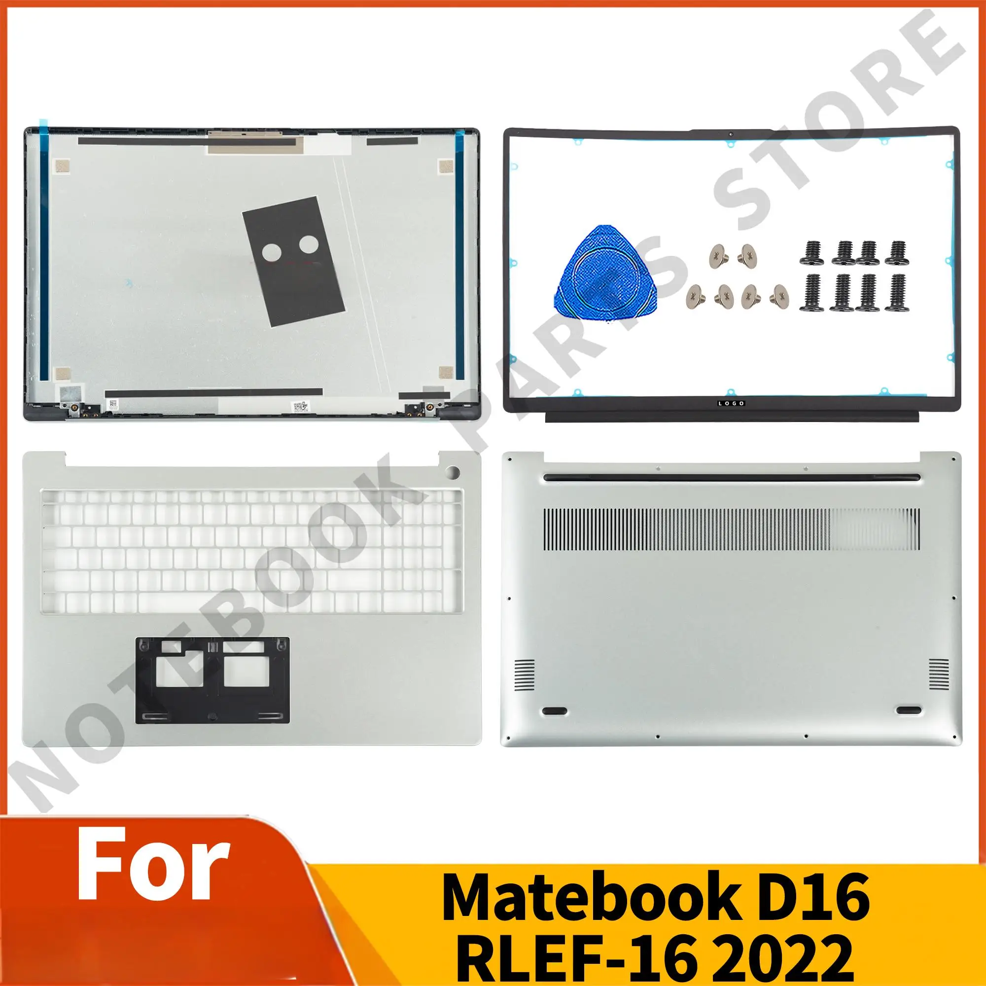 Новый корпус для Matebook D16 RLEF-16 2022 задняя крышка ЖК-дисплея передняя панель упор рук