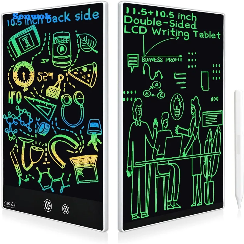 11.5 Inch Double-sided LCD Drawing Board Educational Toys Business Memo