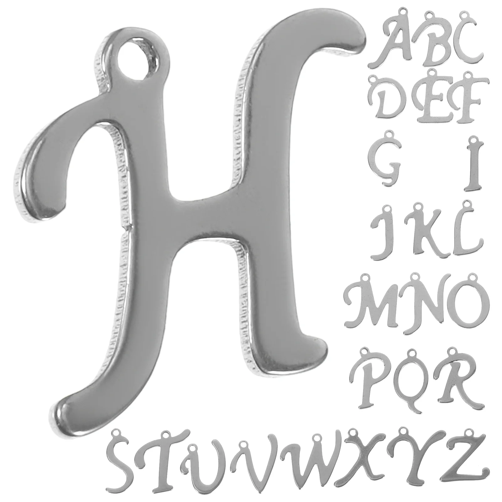 

26Pcs Metal Letter Charms Metal Alphabet Charms Mini Alphabet Pendants Jewelry Making Letter Charms