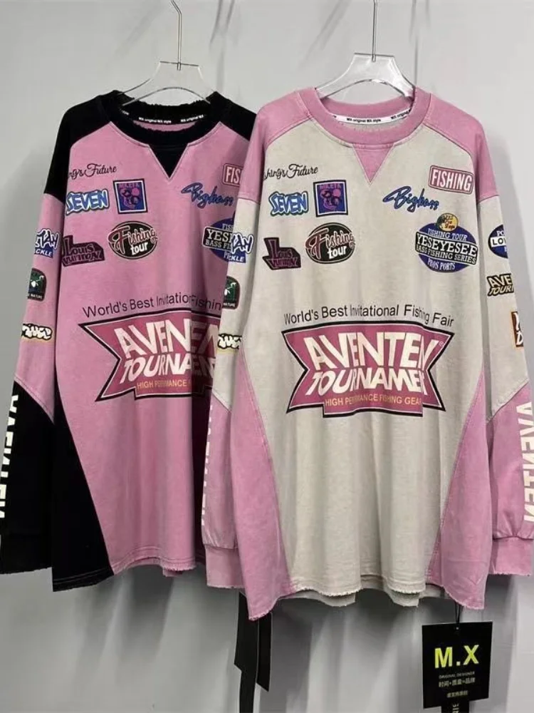 Уличная одежда QWEEK Y2k в стиле Харадзюку футболка большого размера Женская мода 2024