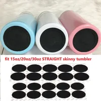 Drink Coasters Rubber Bottom for 20oz 30oz Skinny Tumbler Stickers for water bottle Cup Mat Cup Pad Waterproof Heat Resistant Pa