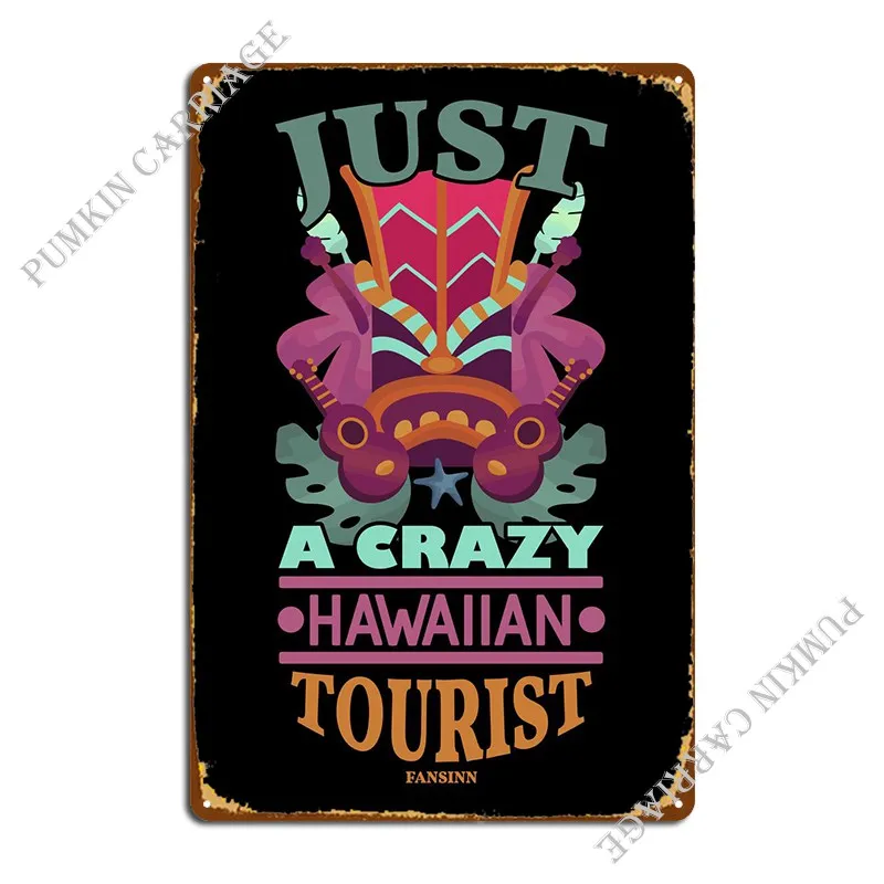 

Hawaii Metal Sign Rusty Pub Mural Vintage Tin Sign Poster