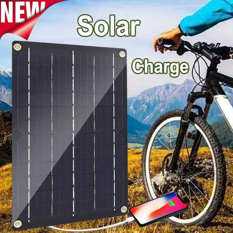 

NEW High Power Solar Panels Cells 5V USB Portable Outdoor Solar Charger Battery Safe for Mobile Phone Traveling Camping Hike 6W