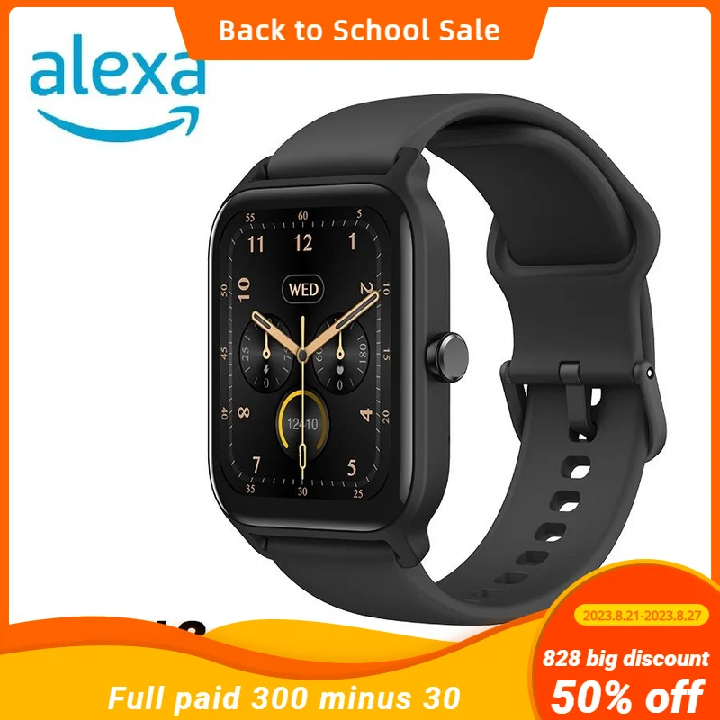 Android Smart Watches for Mens and Women Alexa Heart Rate Blood Oxygen Monitoring Step Bluetooth Call Waterproof IP68 Sport Band