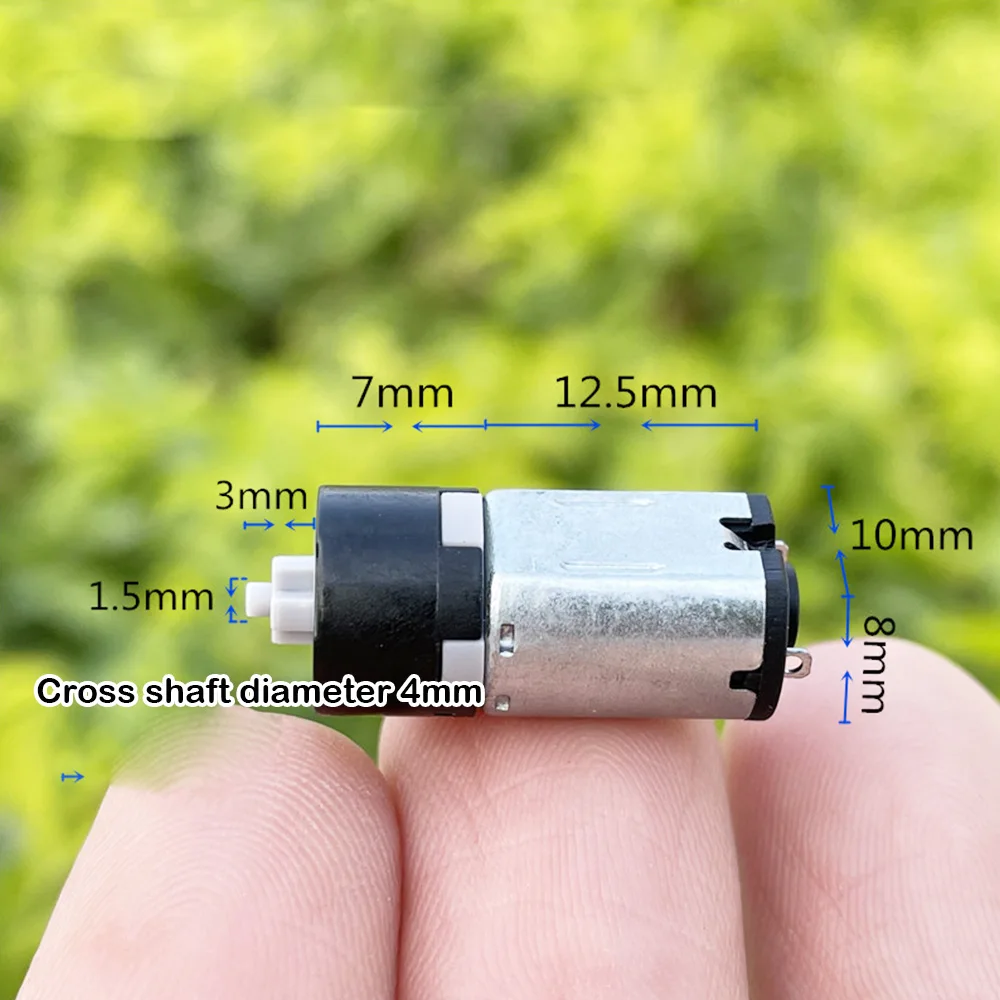 Миниатюрный планетарный редуктор M10, двигатель постоянного тока 1,5-3 в, 105 об/мин, редуктор с медленной скоростью, редуктор, двигатель для интеллектуального массажера оборудования для красоты