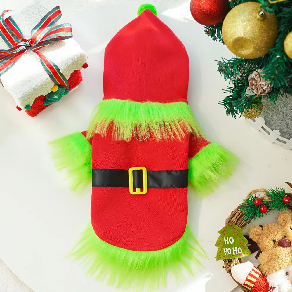 XS-2XL Одежда для собак зимняя теплая модная рождественская одежда пальто и кошек