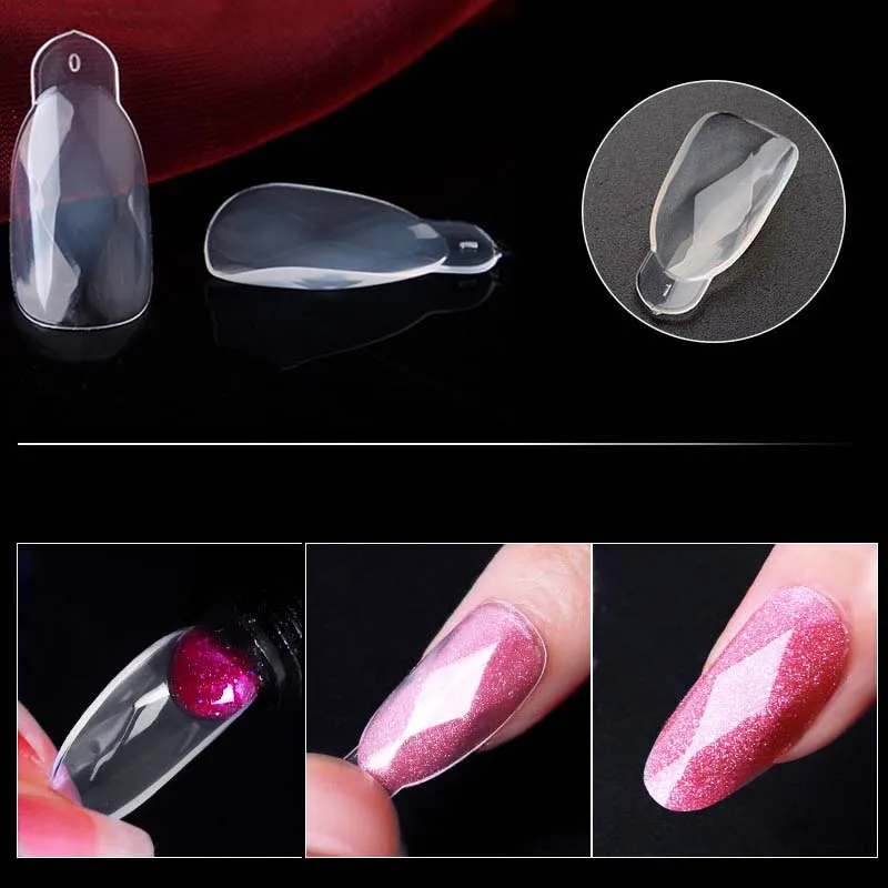 

Diamond Dual Nail Forms Extension Tips Mold For Builder UV Gel Nails Poly Acrylic DIY Upper Forms System Decoration Tool