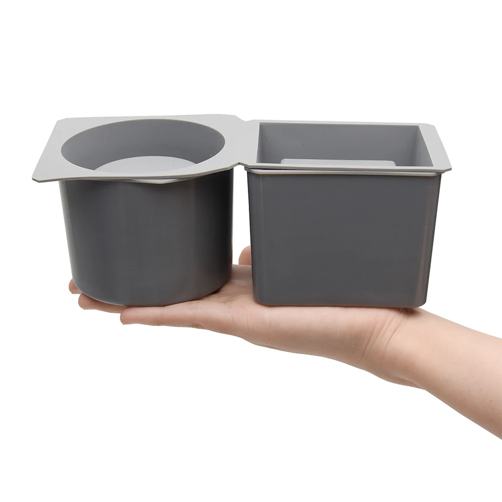 

Accessories Plaster Candle Holder Cement Concrete Silicone Flower Pot Mold Set Easy Clean Reusable Square Round DIY Planter