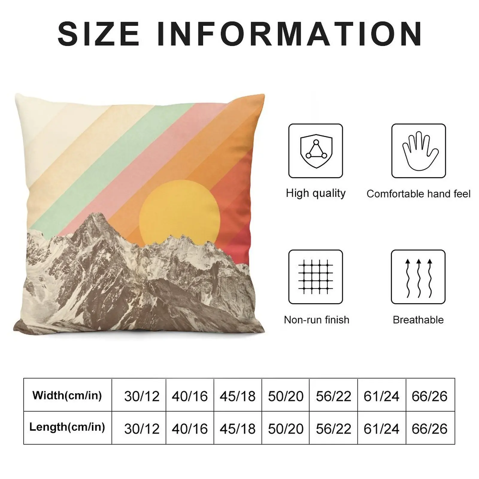 Mountainscape #1 декоративные наволочки для диванных подушек роскошные диванные