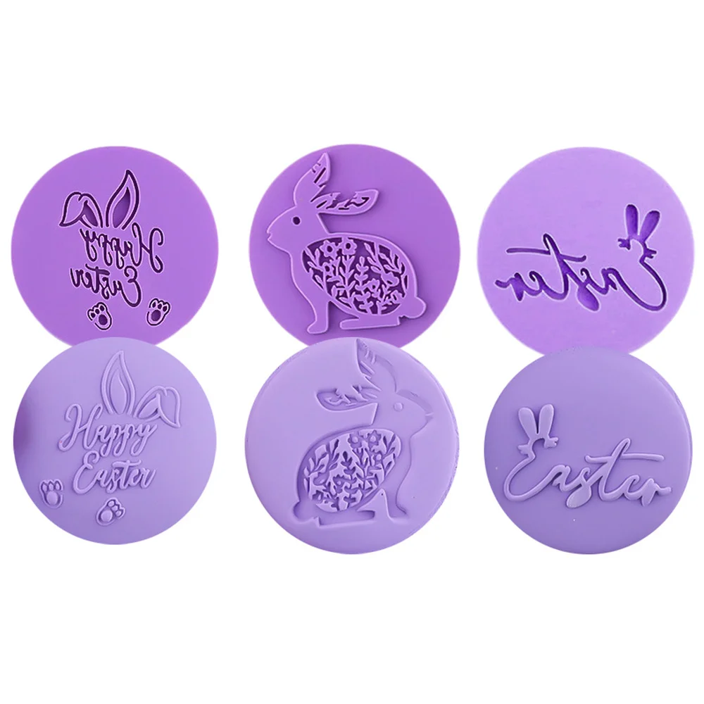 

Easter Egg Rabbit Cookies Cutter Bunny Stamp Embossed Mould Fondant Biscuit Sugar Craft Cake Mold Baking Cake Decorating Tools