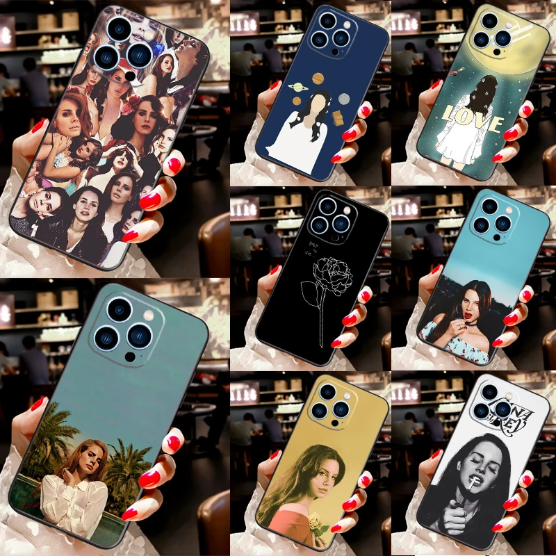 Lana Del Rey Case For iPhone 13 11 12 14 Pro Max XS X Soft Silicone For iPhone XR 6 7 8 Plus SE 2020 Cover