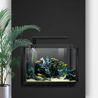 ecological miniature fish tank glass landscape toy transparent fish tank creative oxygen iving room bocal poisson pet supplies