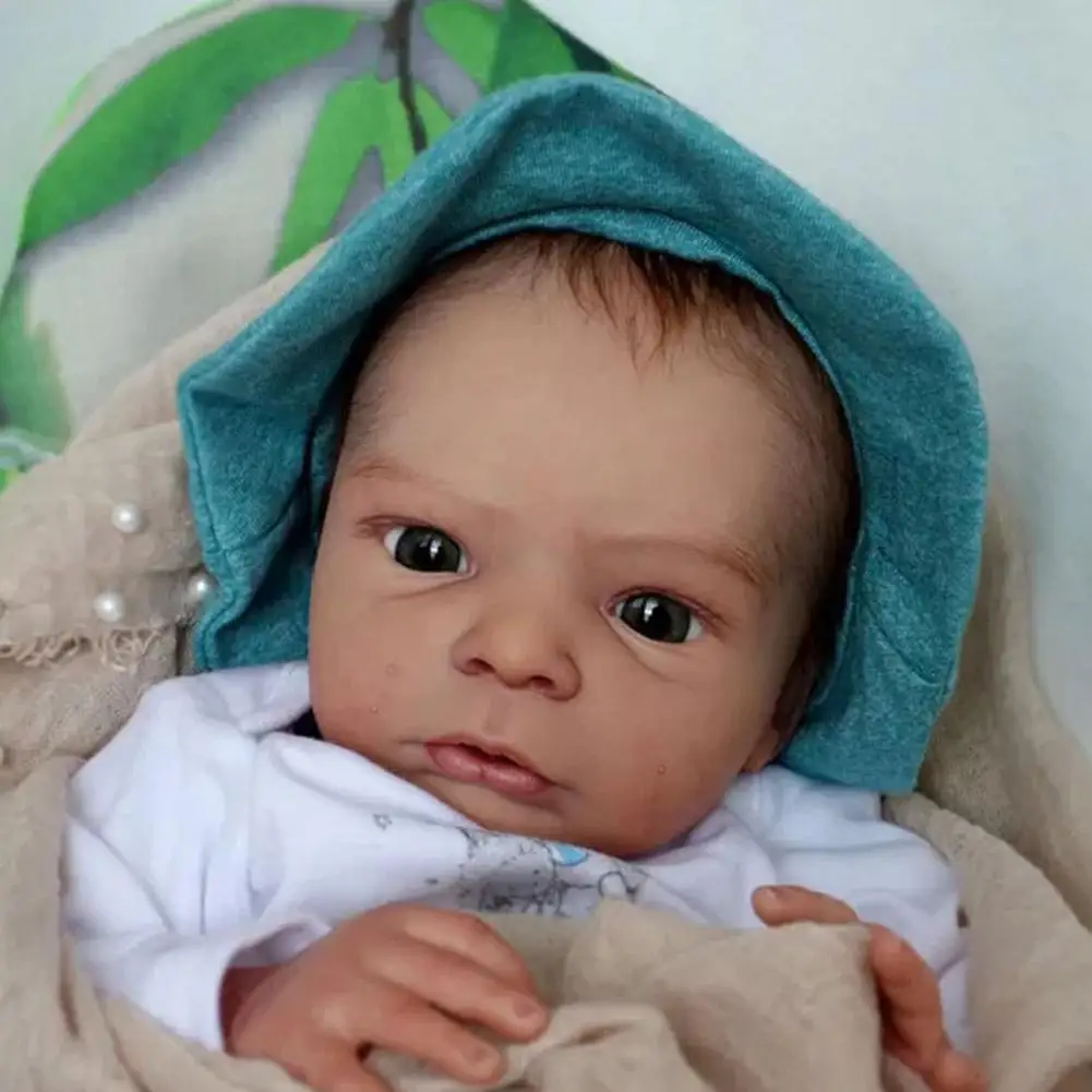 

Кукла новорожденная из силикона, без тела, 19 дюймов