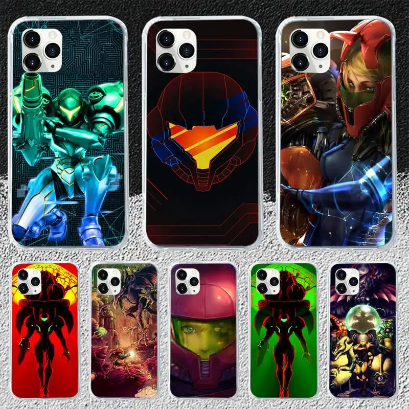 

metroid Phone Case for iphone 12 13 Mini SE 2020 5 5S 6 6S Plus 7 8 Plus X XR XS 11 Pro Max Fundas Coque cover
