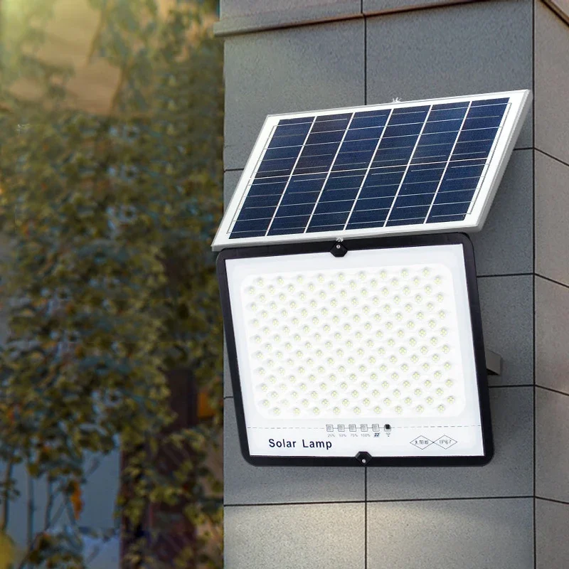 500 Вт Солнечная лампа для наружного двора 72/128/светодиодные прожекторы с