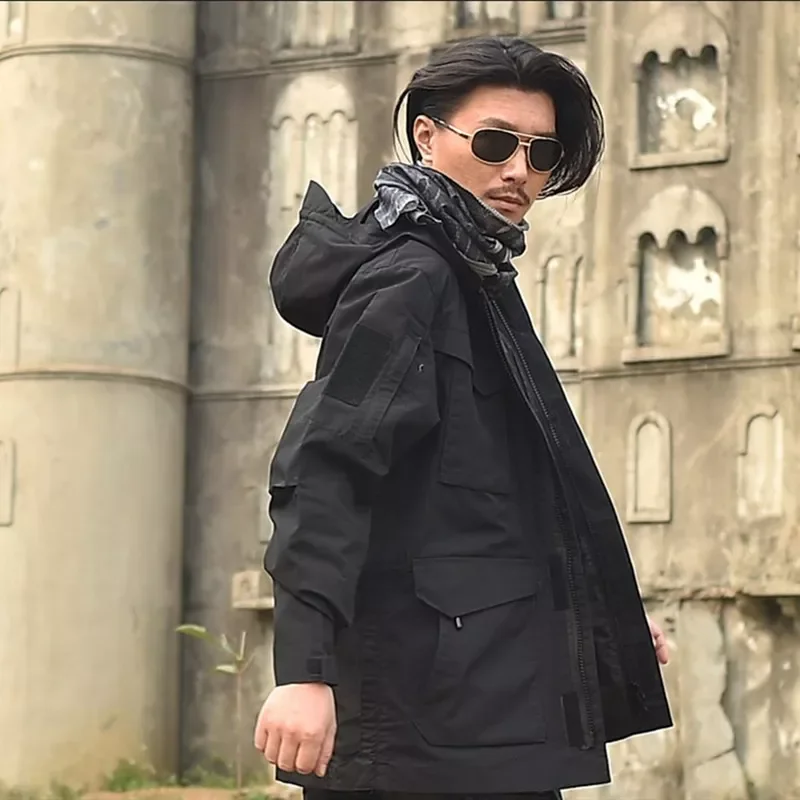 

M65 военная камуфляжная Мужская одежда армия США тактическая Мужская Охота Кемпинг Туризм ветровка восхождение Толстовка Куртка