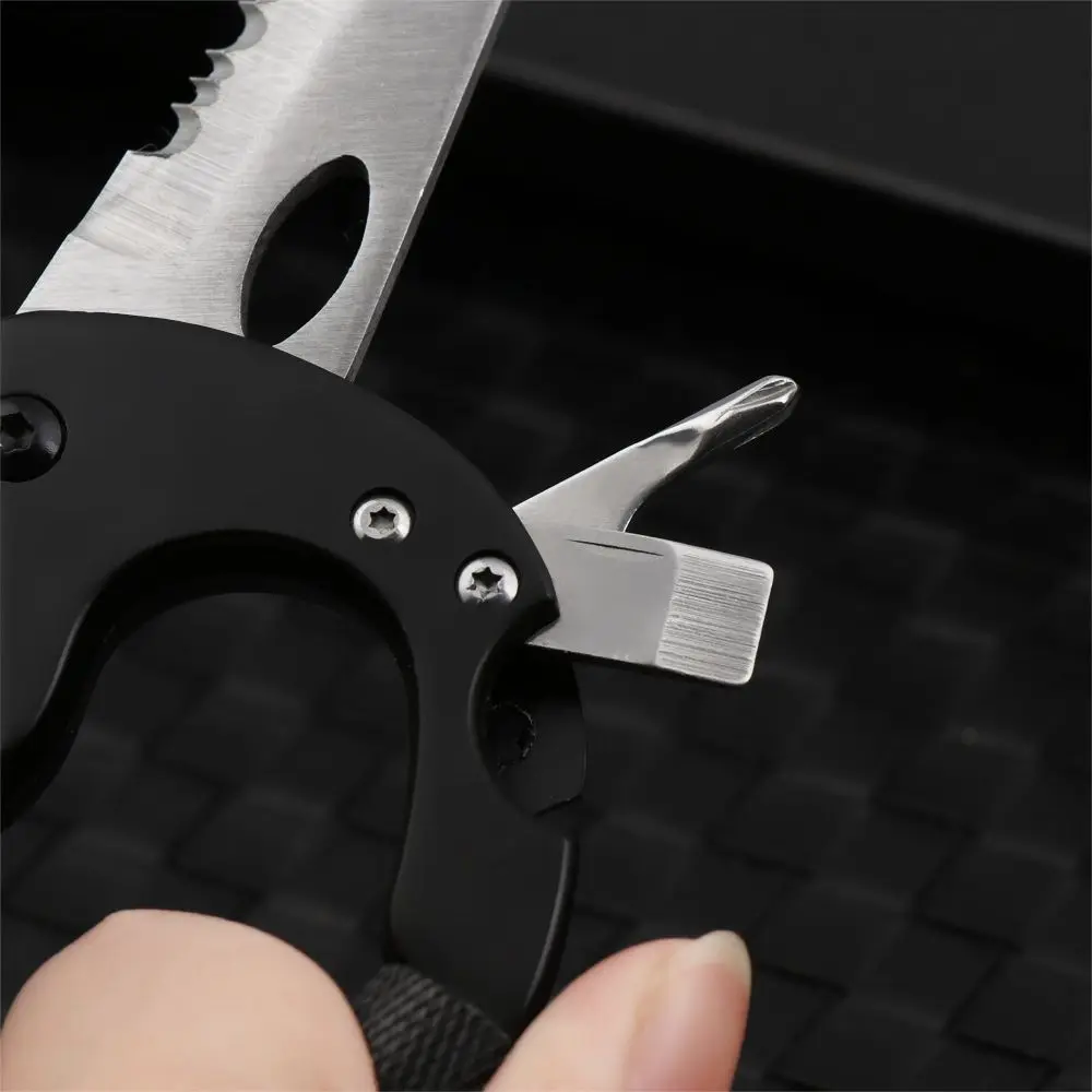 Качественная подвесная Пряжка для уличной снасти Отвертка Phillips кемпинга 5 в 1