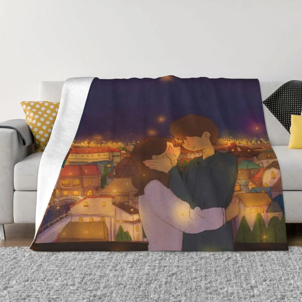 Одеяло Little Instant 541 покрывало на кровать аниме одеяло Uni для кровати пушистые