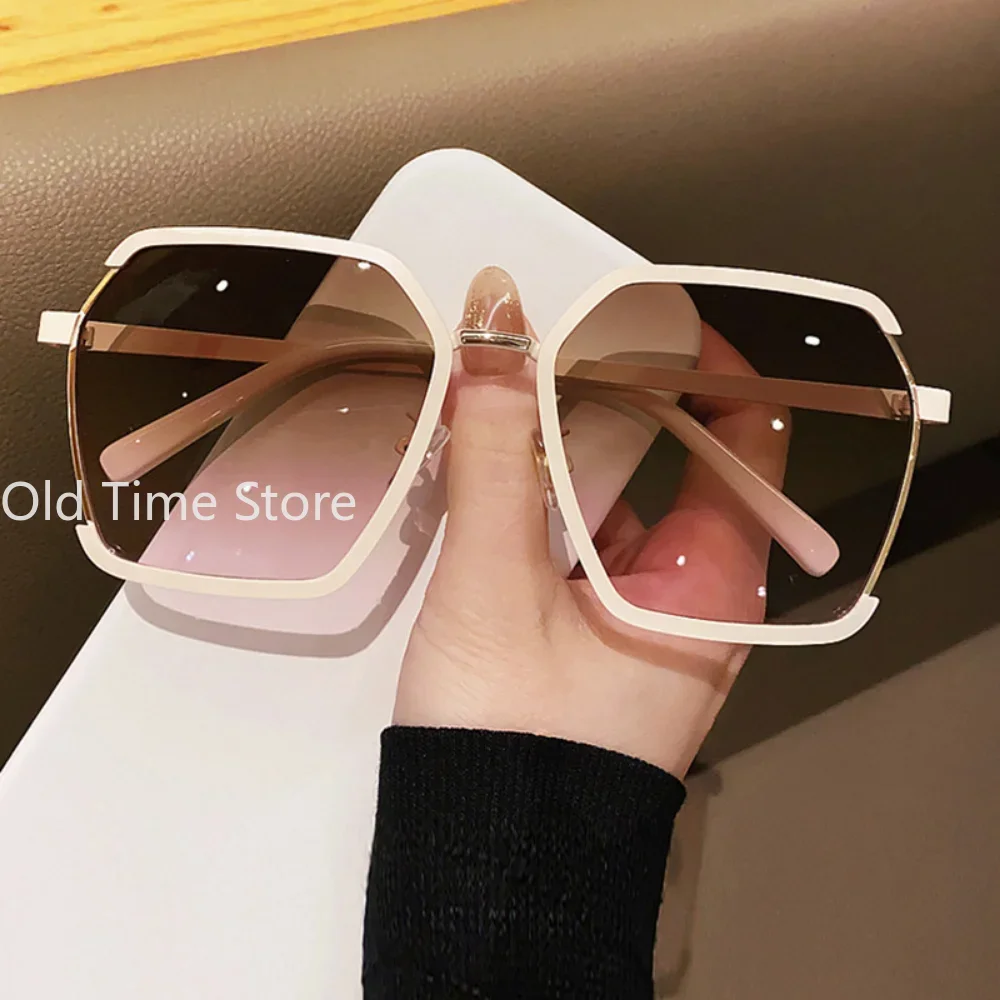 Солнцезащитные очки с квадратными линзами для мужчин и женщин дорожные большие