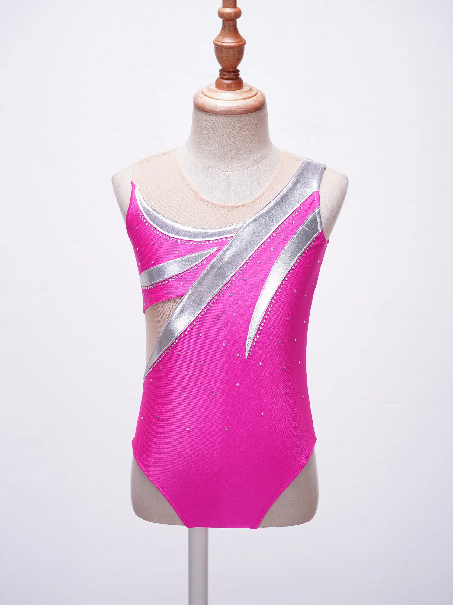 Детский комбинезон для девочек гимнастический спортивный комплект трико танцев