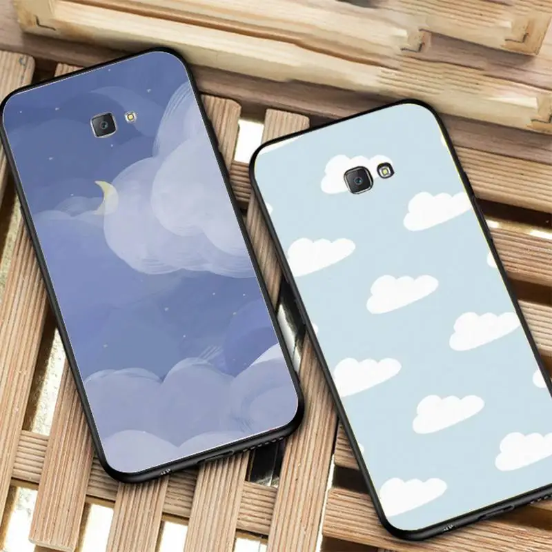 

Colored Clouds Painting Phone Case for Samsung J 2 3 4 5 6 7 8 prime plus 2018 2017 2016 core