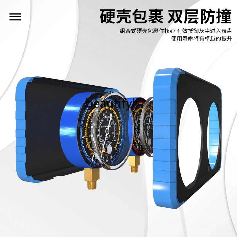 Автомобильный Кондиционер R22r410r134a холодильные охладители манометр для