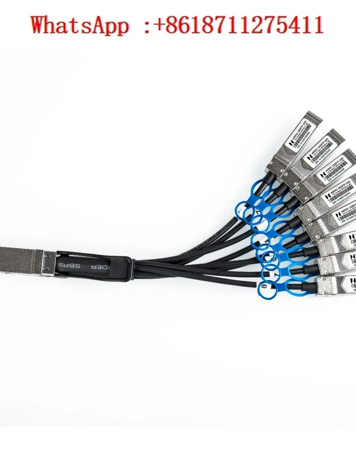 Высокоскоростная передача 400G-DAC QSFPDD1 split 8SFP56 медный кабель superвычисления IB