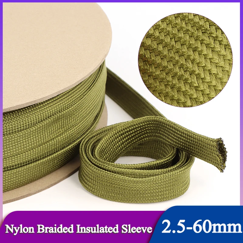 Армейско-зеленая кабельная муфта 2,5–60 мм, защита полиамидной ...