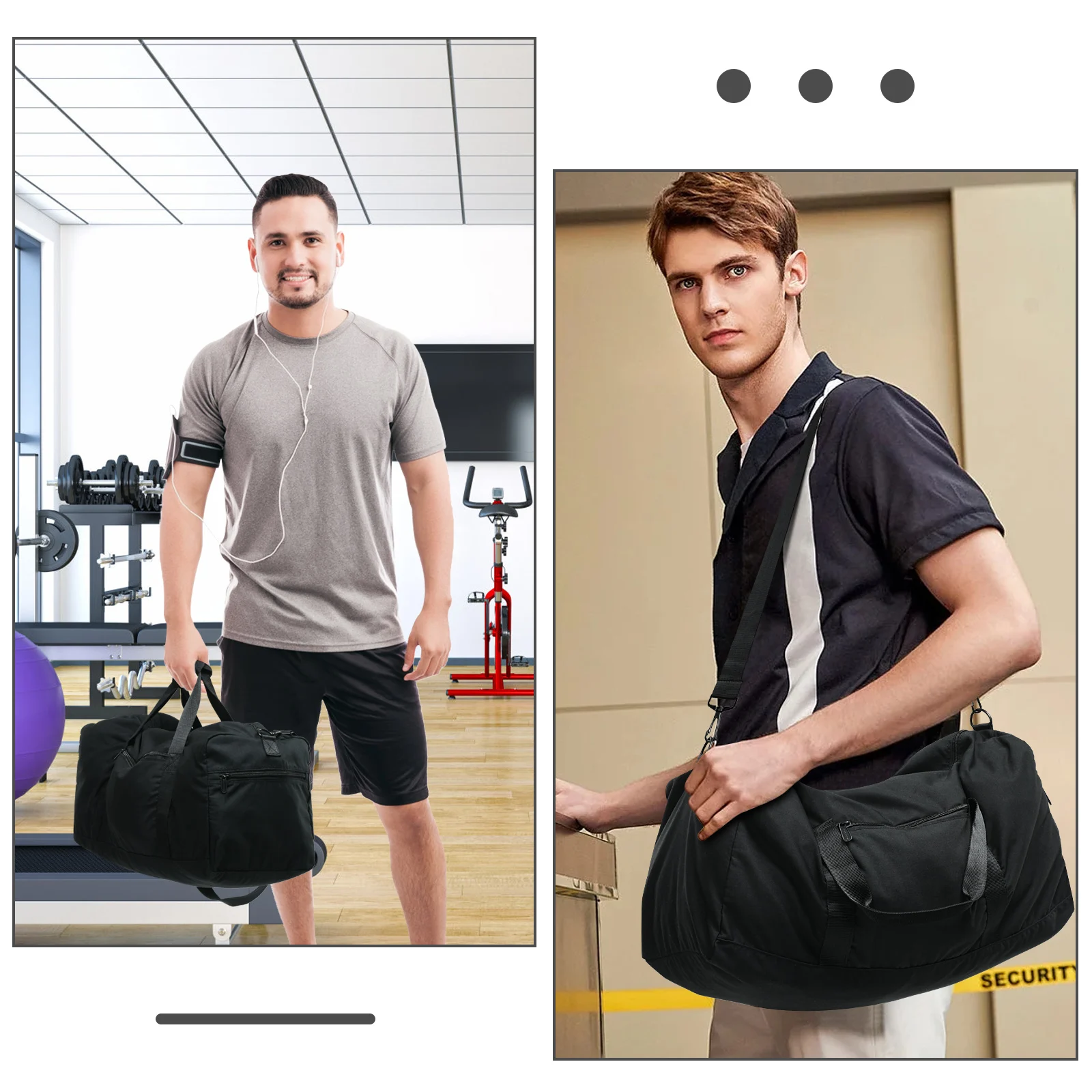Men Gym Bags for Fitness Training Outdoor Travel Sport  Handbag Multifunction 22 Inch Waterproof Foldable Duffe Luggage iFARADAY