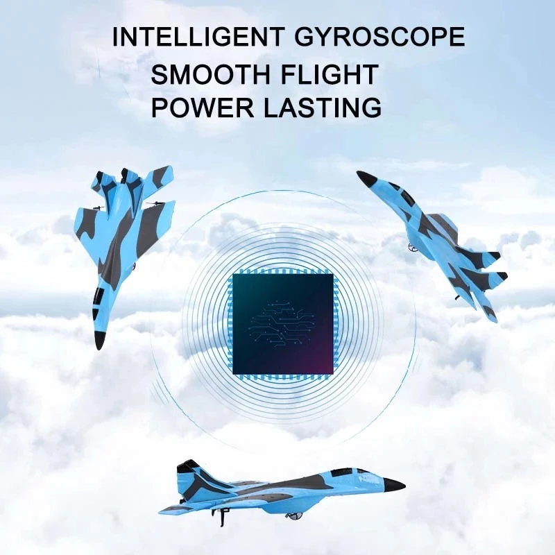 Модель радиоуправляемого самолета 2 4G Радиоуправляемый истребитель реактивный