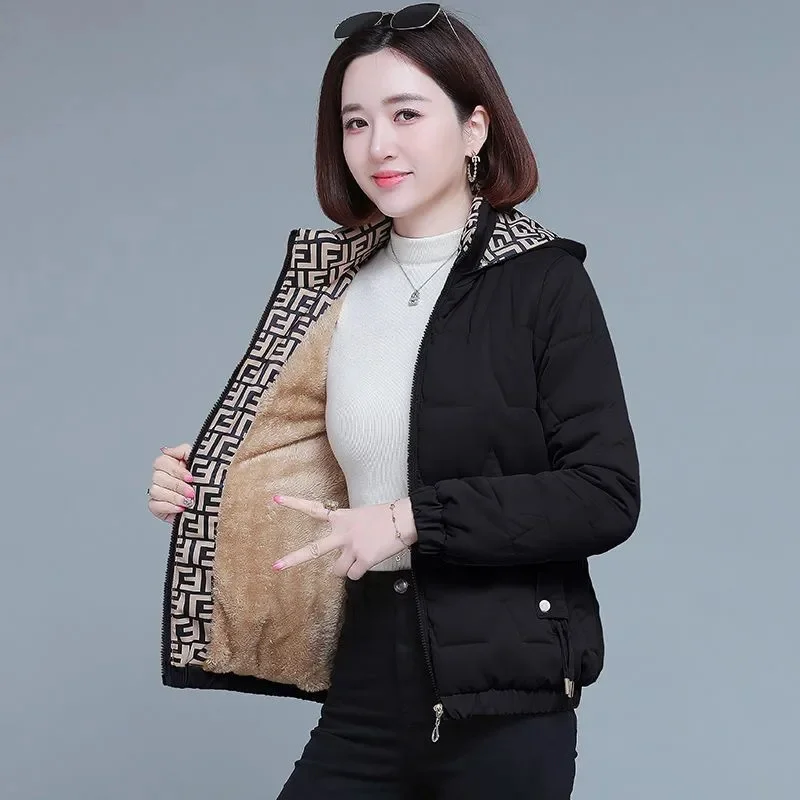 Новинка 2024 бархатные пуховики пуховик женская зимняя верхняя одежда модная