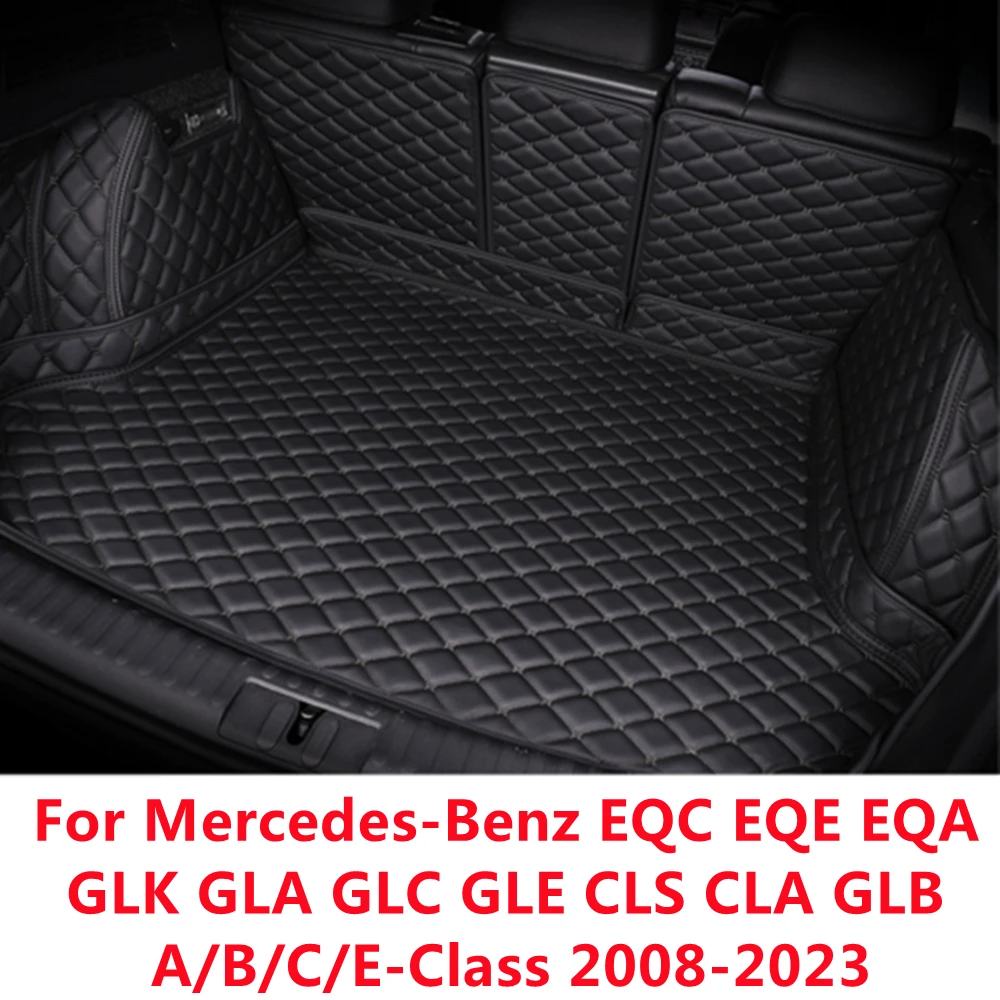 

SJ Custom Fit For Mercedes-Benz GLB CLA CLS GLE GLC GLA GLK EQA EQE EQC A/B/E-class Full Set Car Trunk Mat Tray Liner Rear Cargo