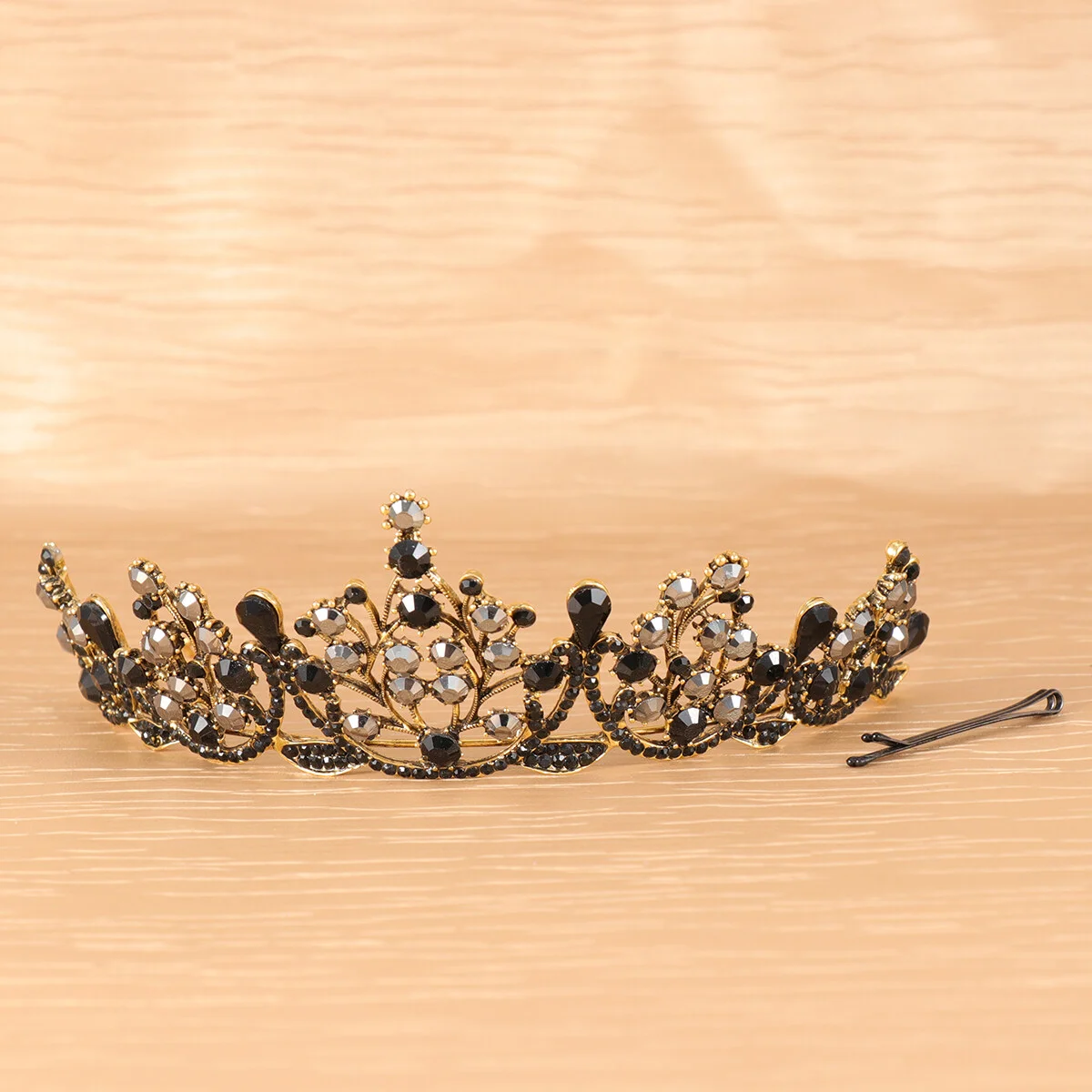

Tiara Baroque Wedding Prom Hair Accessory for Brithday Bridal