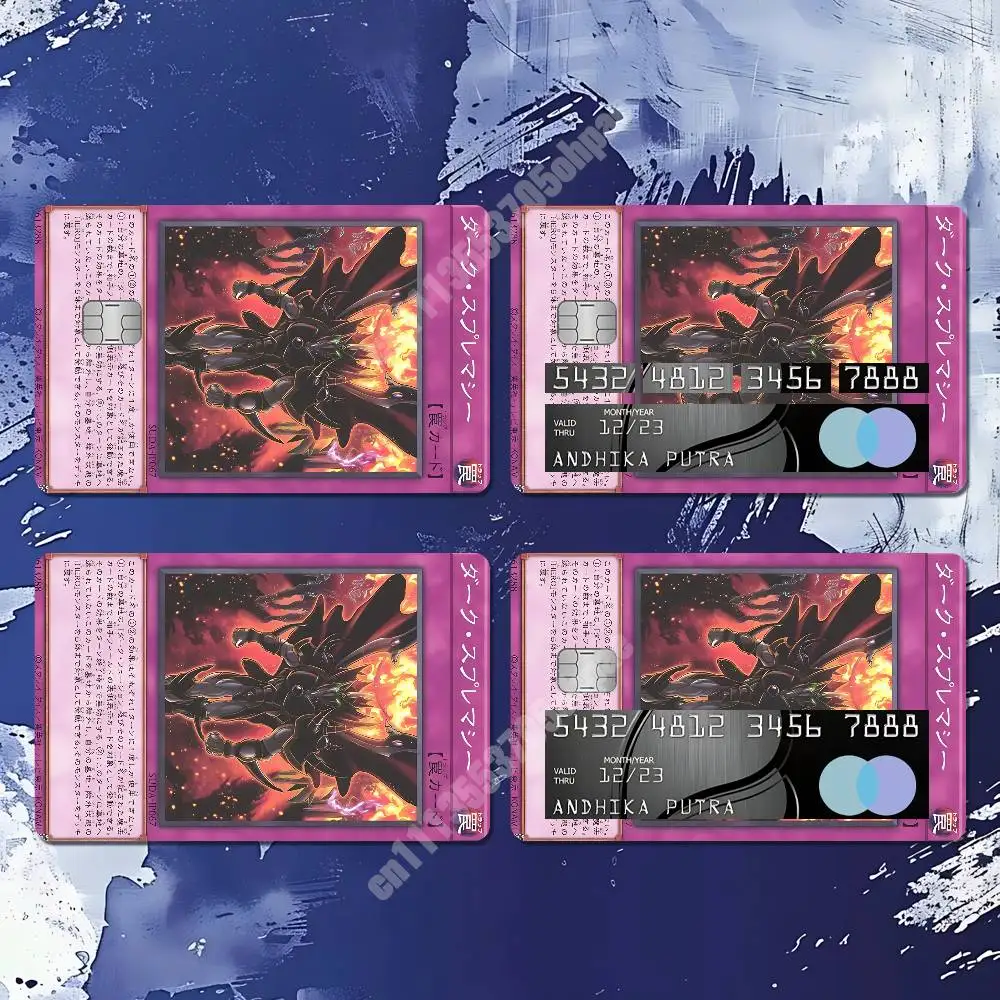 Фото Наклейка HERO Yu-Gi-Oh для NFC ID-карт, пленка для банковских карт, стильный культурный декор №4