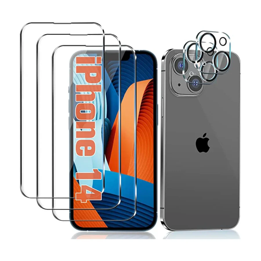 

Закаленное защитное стекло 5 в 1 для iPhone 11 12 13 14 Pro Max
