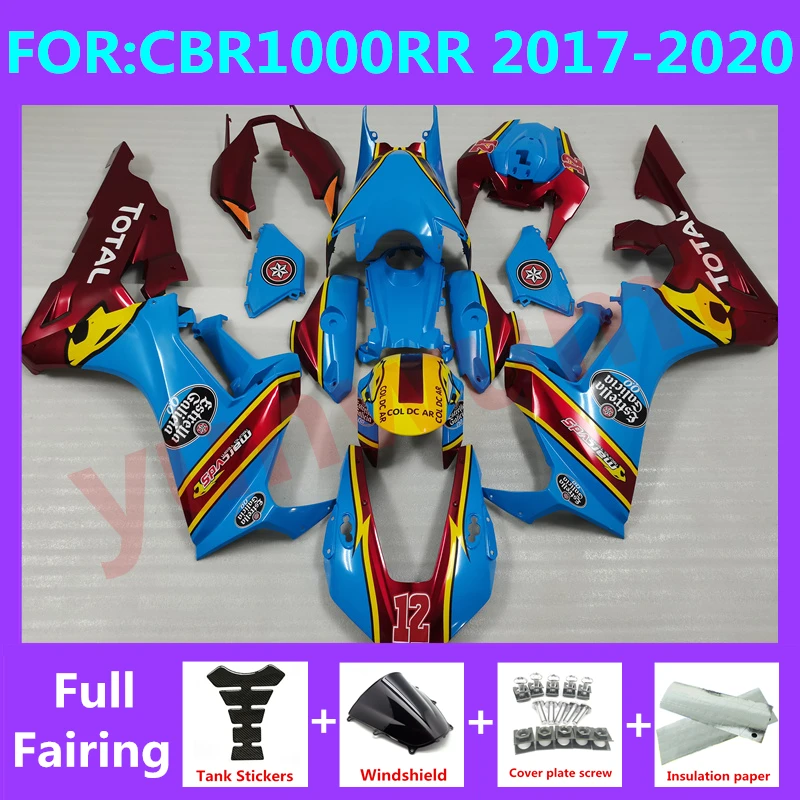 

NEW ABS Motorcycle Whole Fairings kit fit for CBR1000RR CBR1000 CBR 1000RR 2017 2018 2019 2020 full Fairing kits set red blue