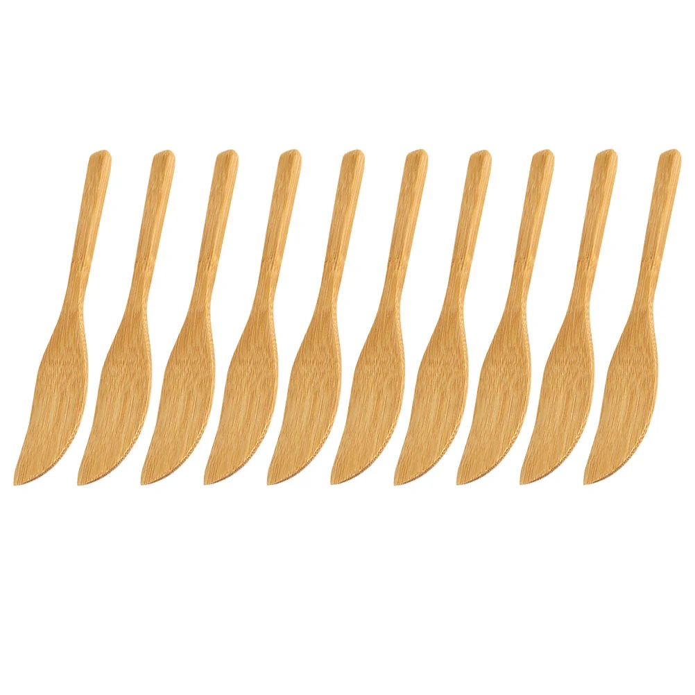 

12pcs Bamboo Dumpling Stuffing Scoops Wonton Filling Spoons Butter Spreader